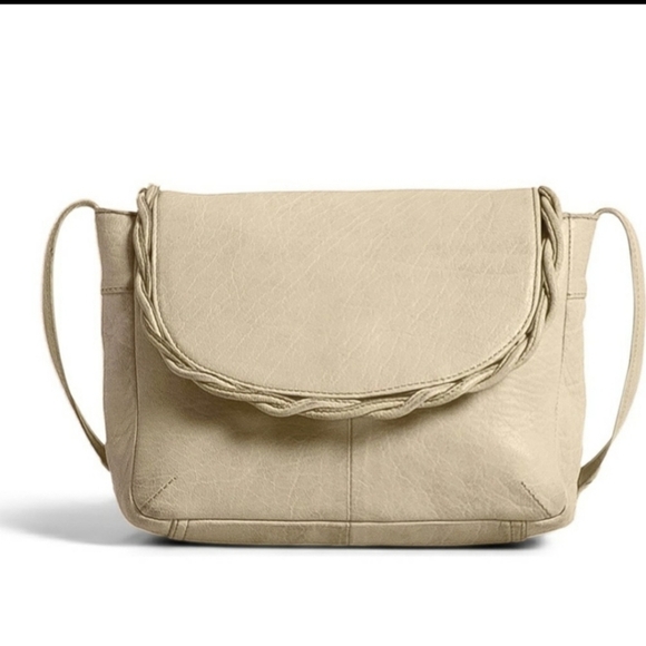 Day and Mood Fiona Leather Ivory Shoulder Bag NEW - Picture 9 of 9